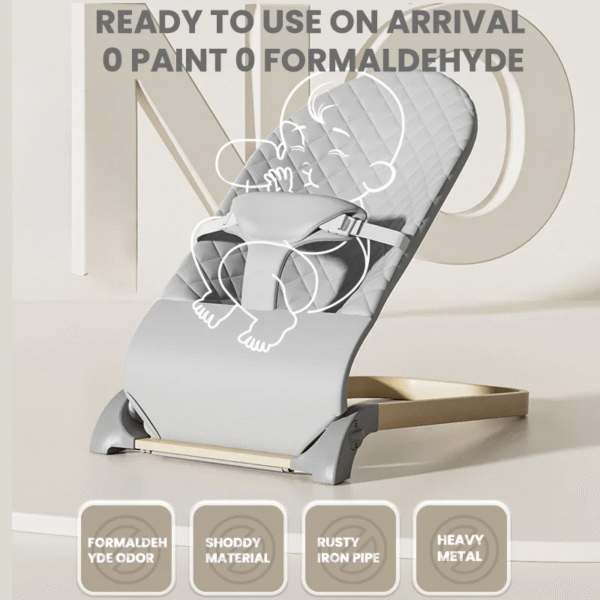 Ubravoo Adjustable Portable Baby Bouncer – Newborn to Toddler - Image 5