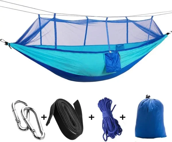 2-Person Camping Hammock with Mosquito Net – Portable - Image 11
