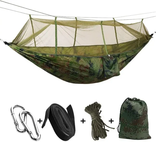 2-Person Camping Hammock with Mosquito Net – Portable - Image 7