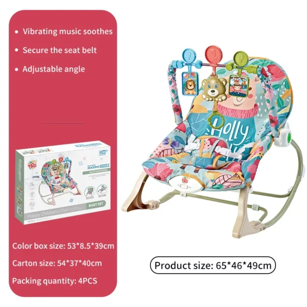 Baby Electric Rocking Chair with Music & Vibration - Image 9