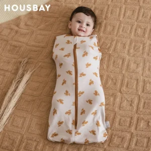 Buy HOUSBAY Newborn Cotton Sleep Sack – 2-Way Zip, Summer in UK, London