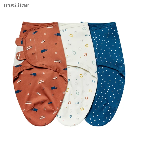 Insular Baby Sleeping Bag – Cotton, Stars Print, 0–18M - Image 4