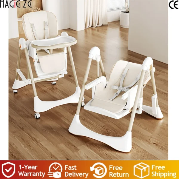Buy Magic ZC 3-in-1 Foldable Baby High Chair & Swing in UK, London