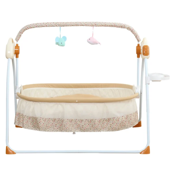 Electric Auto-Swing Baby Cradle Cot with Bluetooth & Remote - Image 5
