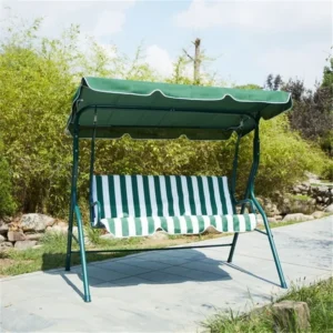 Outdoor Iron Double Swing Chair for Balcony & Garden