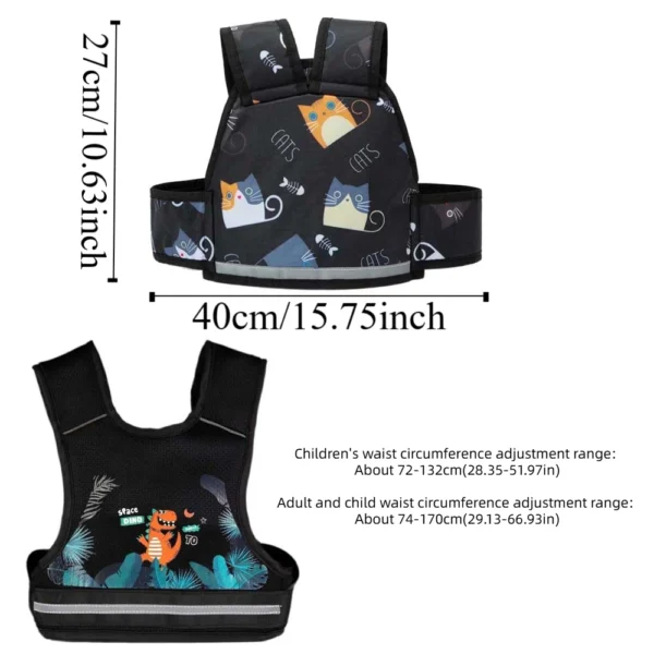 Adjustable Kids Motorcycle Safety Seat Harness – Lightweight - Image 7