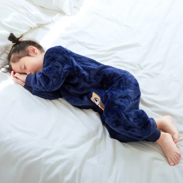 MICHLEY Winter Flannel Baby Sleepsack – Cartoon Print - Image 5