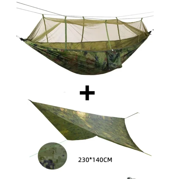 2-Person Camping Hammock with Mosquito Net – Portable - Image 16