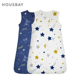 Buy HOUSBAY Baby Sleeping Bag – Cotton, Summer Stars Print in UK, London
