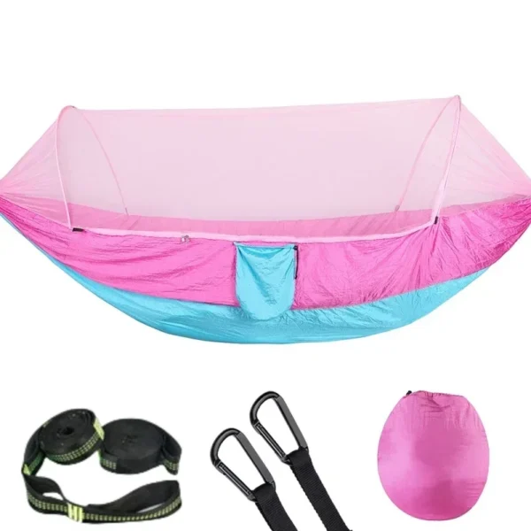 Camping Hammock with Mosquito Net & LED Light - Image 20