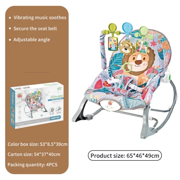 Baby Electric Rocking Chair with Music & Vibration - Image 11