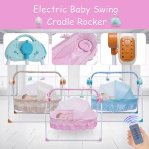 Buy Electric Baby Cradle Swing Cot with Bluetooth & Timer in UK, London