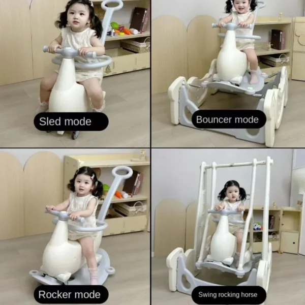 Multi-Function Baby Bouncer & Rocking Horse Toy - Image 3
