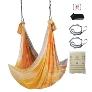 SucceBuy 5.5Y Aerial Yoga Hammock with Hardware Kit