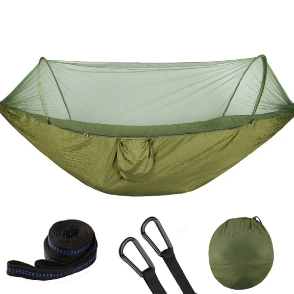 Camping Hammock with Mosquito Net & LED Light - Image 5