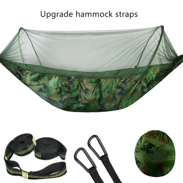 Camping Hammock with Mosquito Net & LED Light - Image 19