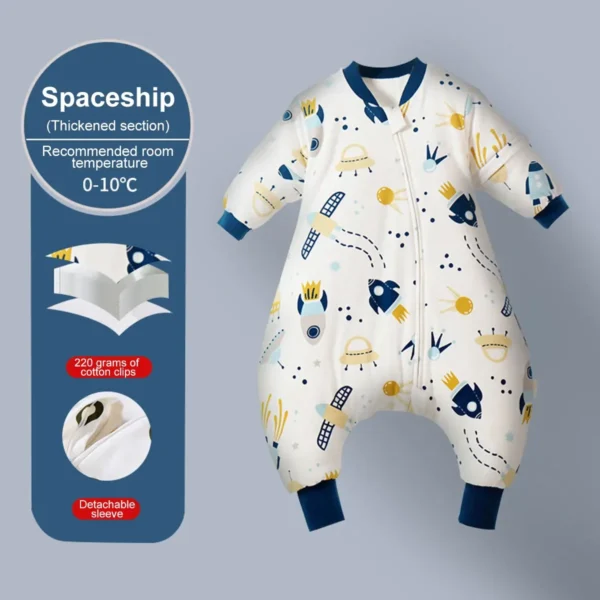 Aiboying Cartoon Kids Sleepsack – Detachable Sleeves - Image 8