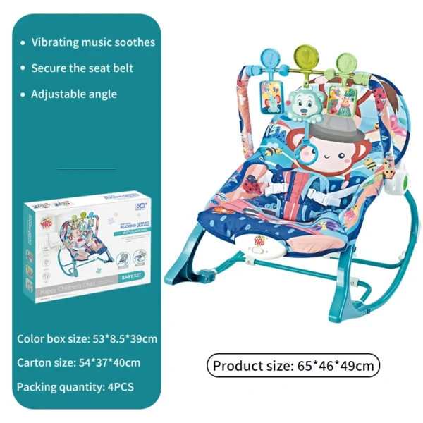Baby Electric Rocking Chair with Music & Vibration - Image 12