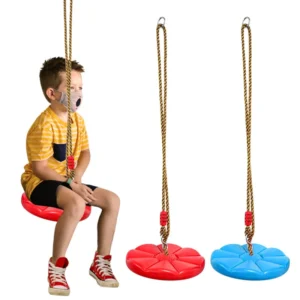 Kids’ Octagonal Disc Swing for Indoor and Outdoor Play