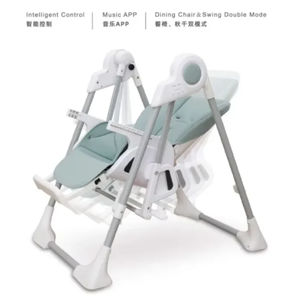 Foldable Electric Baby Swing & High Chair Combo – S1 - Image 2