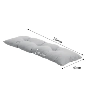 Buy Light Grey Garden Patio Swing Cushion 120x40cm – Livingandhome in UK, London