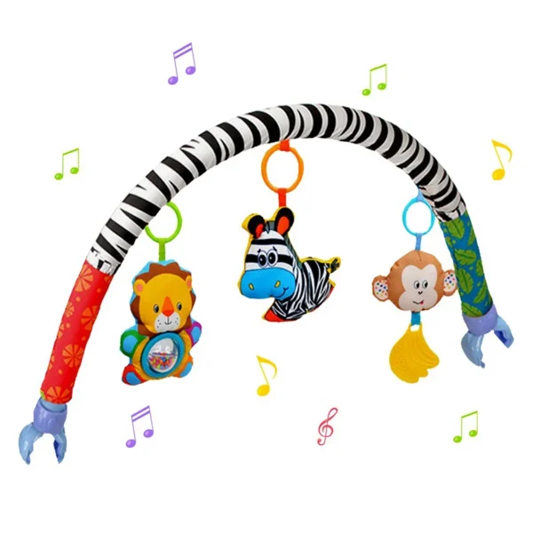 Adjustable Baby Stroller & Crib Musical Activity Mobile - Image 7