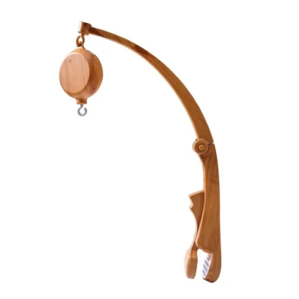 Wooden Baby Crib Mobile with Musical Rattle and Holder - Image 14