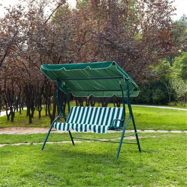 Outdoor Iron Double Swing Chair for Balcony & Garden - Image 3