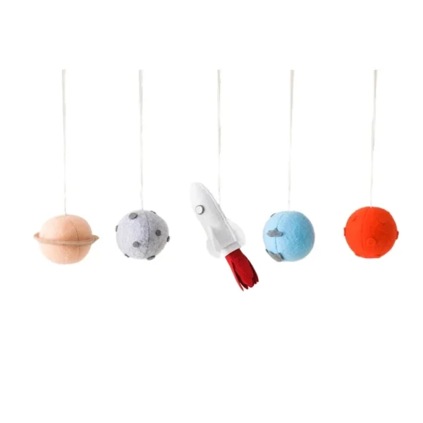 Wooden Baby Gym Pendant Crib Hanging Rattle and Teether Toy - Image 11