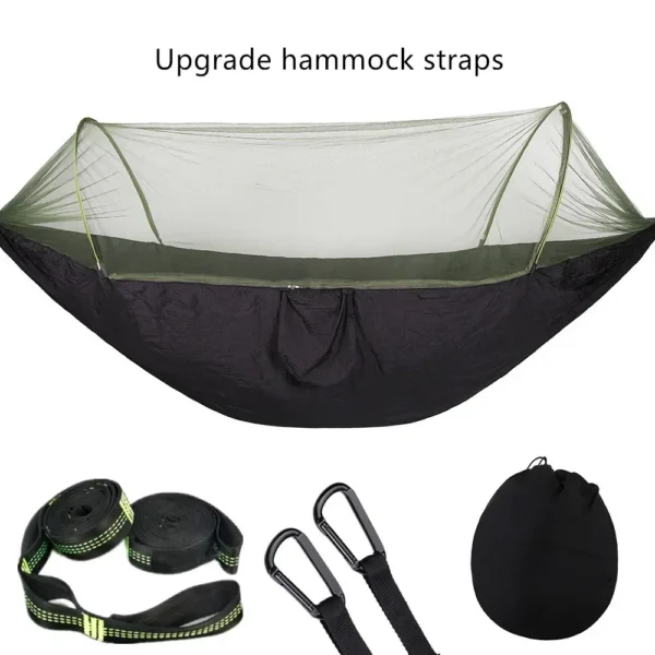 Camping Hammock with Mosquito Net & LED Light - Image 9