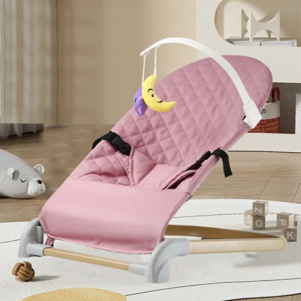 Adjustable Baby Rocking Chair & Foldable Infant Cradle - Image 2