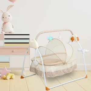 Buy Electric Auto-Swing Baby Cradle Cot with Bluetooth & Remote in UK, London