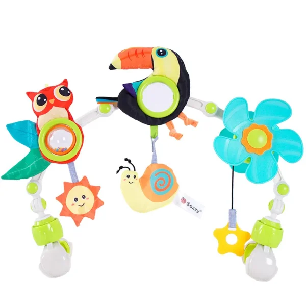 Adjustable Baby Stroller & Crib Musical Activity Mobile - Image 12