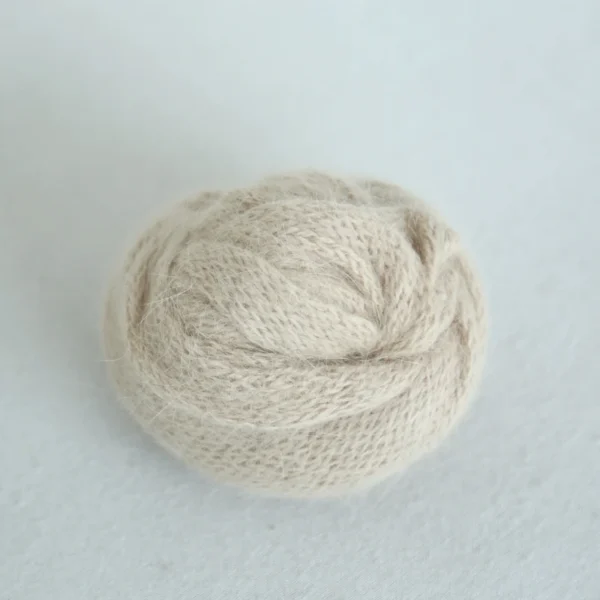 Soft Angora Knit Baby Wrap – Newborn Photography Prop - Image 6
