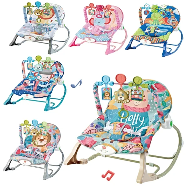 Baby Electric Rocking Chair with Music & Vibration - Image 3