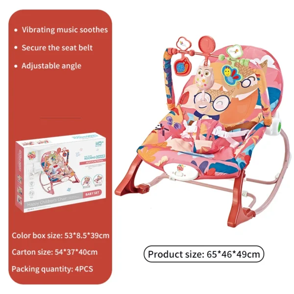 Baby Electric Rocking Chair with Music & Vibration - Image 10