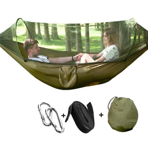 2-Person Camping Hammock with Mosquito Net – Portable - Image 10