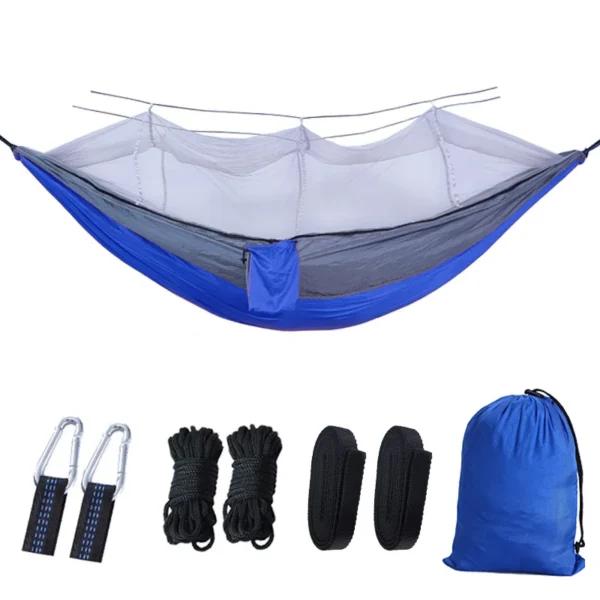 Portable Camping Hammock with Mosquito Net – 2 Person - Image 12