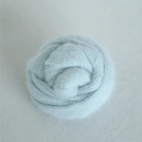 Soft Angora Knit Baby Wrap – Newborn Photography Prop - Image 10