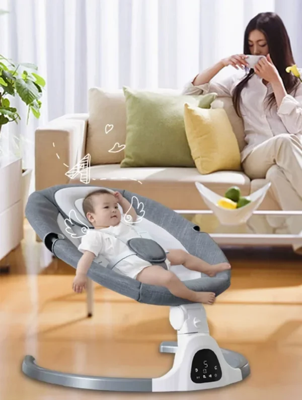 Smart Electric Baby Rocker with Auto Swing & Remote - Image 2