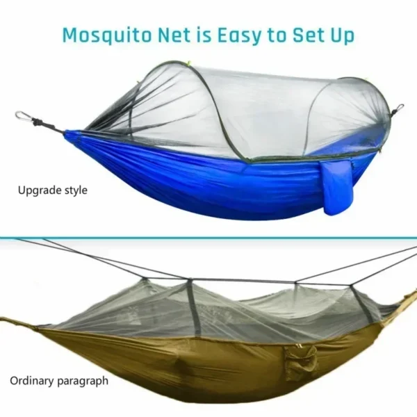 Camping Hammock with Mosquito Net & LED Light - Image 7
