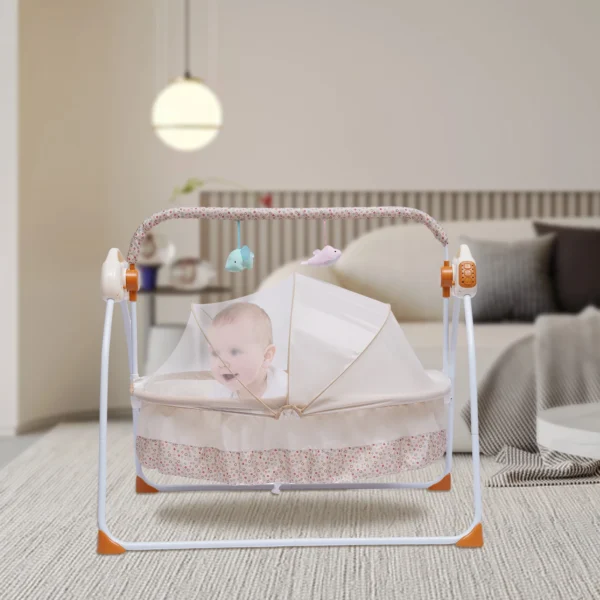 Automatic Baby Rocking Chair & Cradle with Music - Image 3