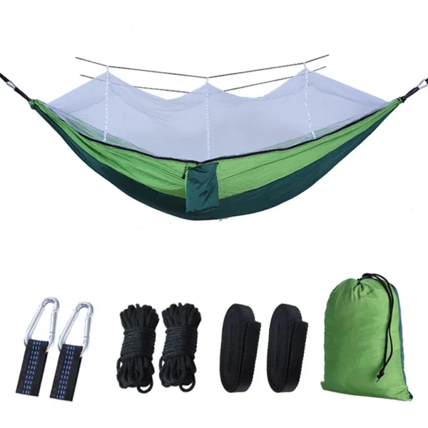 Portable Camping Hammock with Mosquito Net – 2 Person - Image 6