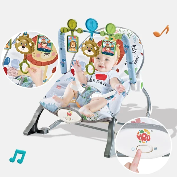 Baby Electric Rocking Chair with Music & Vibration - Image 4