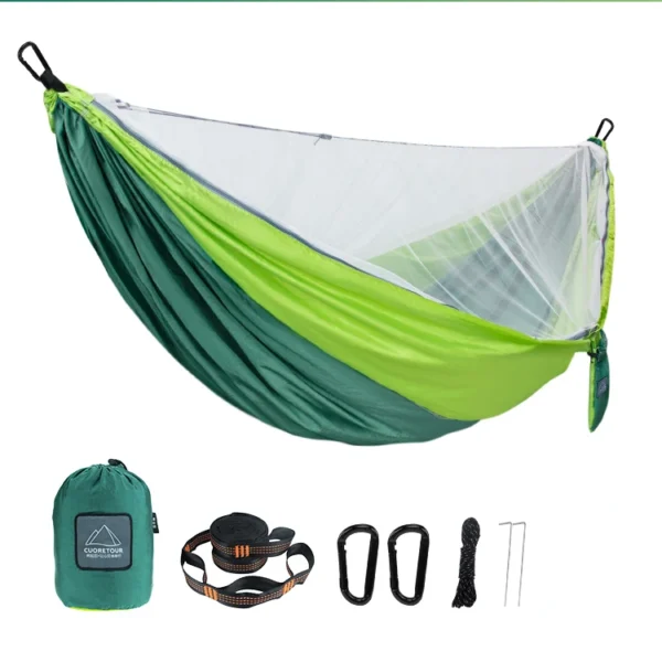 Portable Outdoor Camping Hammock with Mosquito Net – 2-Person - Image 8
