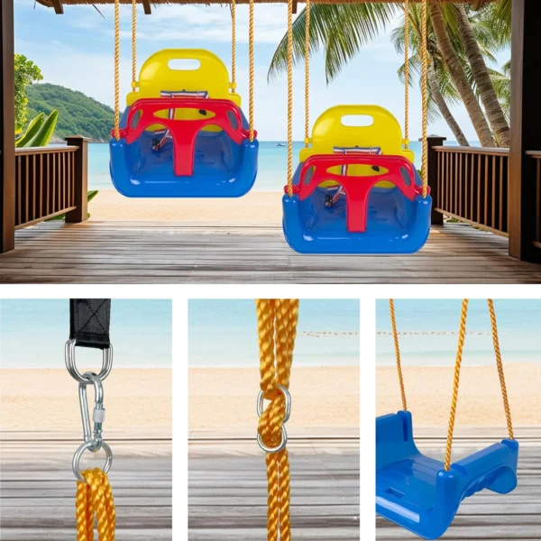 3-in-1 Baby & Toddler Swing Seat with Safety Harness - Image 6