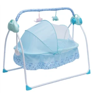 Buy Bluetooth Baby Rocking Chair & Cradle with Music – Blue in UK, London