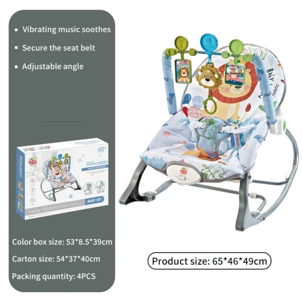 Baby Electric Rocking Chair with Music & Vibration - Image 13