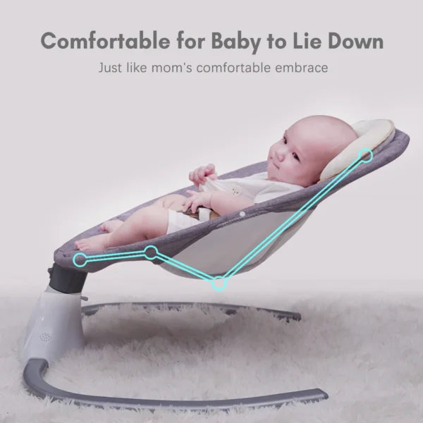 Aramox Motorized Baby Swing S-Y608 – 4 Speeds & Lullabies - Image 2
