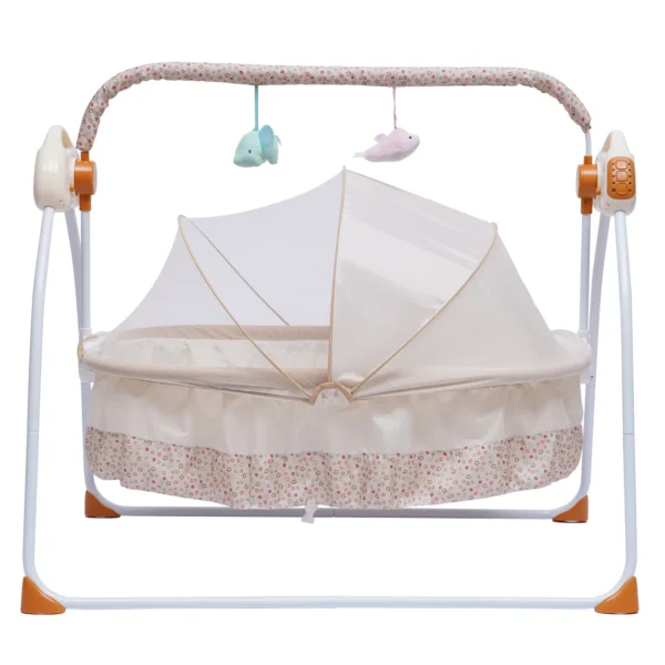 Cradle Swing Bed for Babies 0-18 Months with Music - Image 6